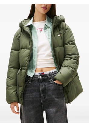 Tommy Jeans hooded puffer jacket - Green