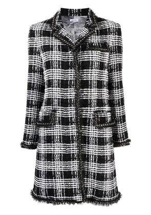 Thom Browne Chesterfield tweed midi dress - Black