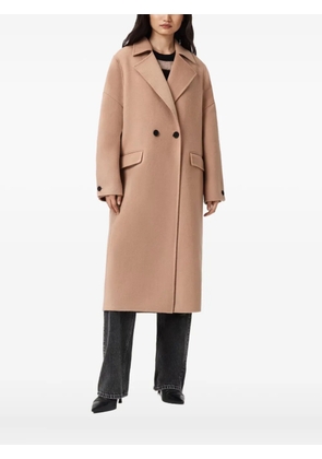 AllSaints Sellma double-breasted coat - Neutrals