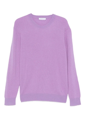 Manuel Ritz crew-neck merino-wool sweater - Purple