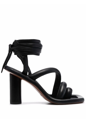 AMBUSH tube-strap 105mm sandals - Black