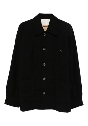 Uma Wang button-fastening patch-pocket jacket - Black