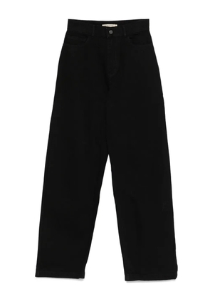 THE NEW SOCIETY high-waisted straight-leg jeans - Black