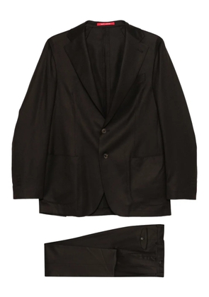 Bagnoli Sartoria Napoli single-breasted suit - Brown
