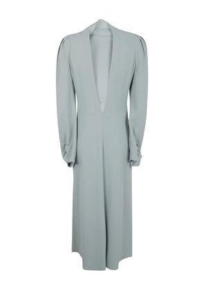 Nº21 puff-sleeve dress - Blue