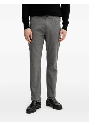 Marc O'Polo logo-embroidered trousers - Grey