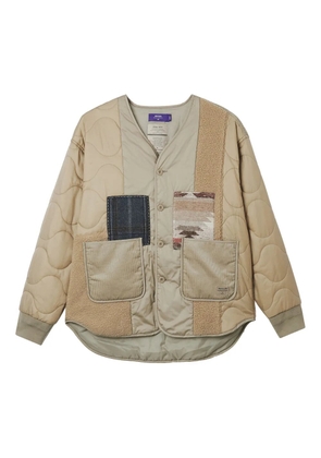 aftermaths quilted patchwork jacket - Neutrals