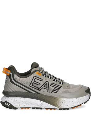 Ea7 Emporio Armani logo-print sneakers - Grey