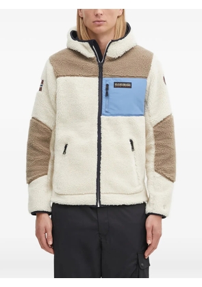 Napapijri Yupik colourblock hooded jacket - Neutrals