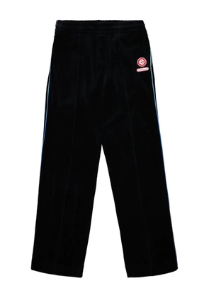 Casablanca side-stripe velour track pants - Black