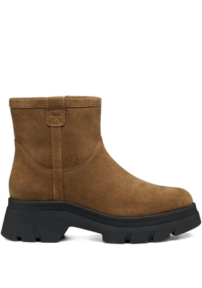 Geox lug-sole ankle boots - Brown