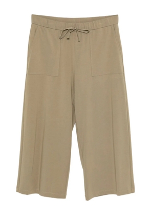 Eileen Fisher wide-leg cropped pants - Green