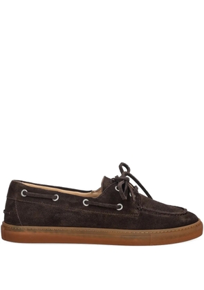 Copenhagen lace-up boat shoes - Brown