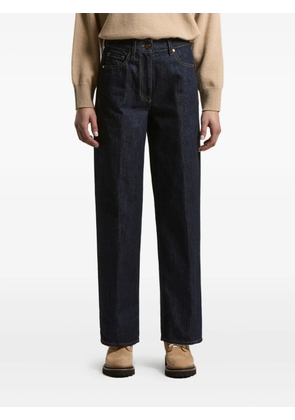 Peserico logo-patch jeans - Blue