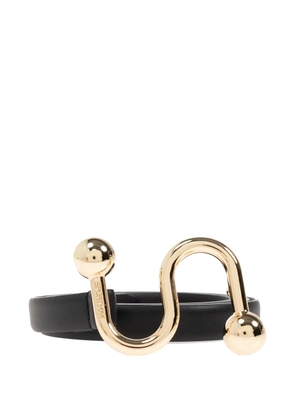 Sportmax S-shaped buckle belt - Black
