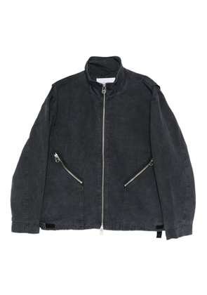 OAMC Peacemaker zip-up denim jacket - Black