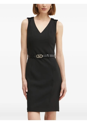 MARCIANO by GUESS button-detail V-neck midi dress - Black