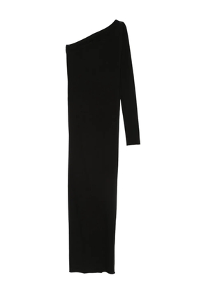 Rick Owens DRKSHDW asymmetrical-neckline maxi dress - Black