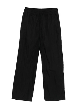 Thom Krom elastic-waist straight-leg trousers - Black