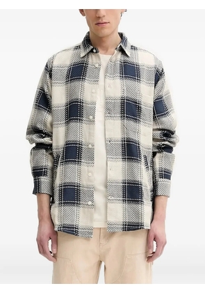 Desigual herringbone-check shirt - Blue