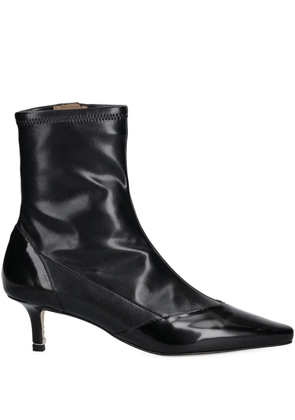 BOSS 50mm pointed-toe boots - Black