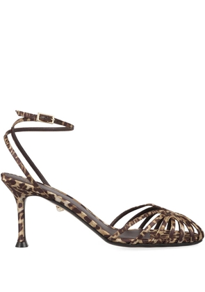 Alevì 75mm Ally sandals - Brown