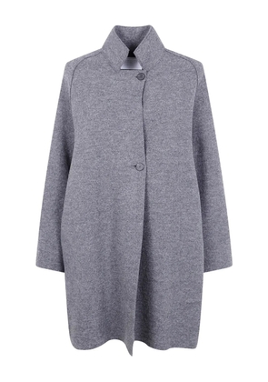 Harris Wharf London raglan-sleeve wool coat - Grey