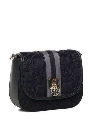 V°73 Cate quilted-effect shoulder bag - Black