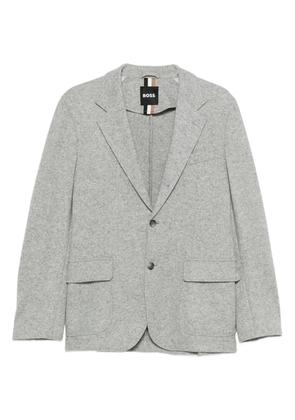 BOSS flap-pocket blazer - Grey