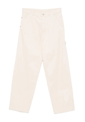 Drôle De Monsieur utility-pocket cotton trousers - Neutrals