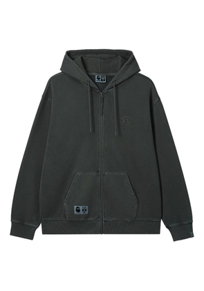 FINGERCROXX zip-up hoodie - Grey