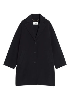 Maison Kitsuné button wool coat - Black