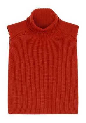 Ports 1961 turtleneck cape sweater - Red