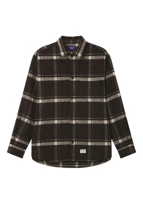 aftermaths checked pocket shirt - Brown