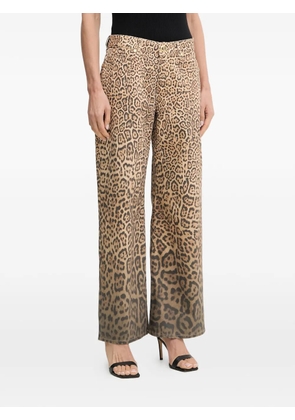 MARCIANO by GUESS leopard-print jeans - Brown