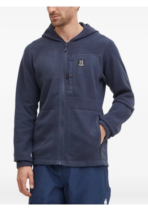 Haglöfs Malung Pile hooded zip-up jacket - Blue