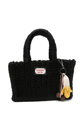 Charles Jeffrey Loverboy banana-charm tote bag - Black