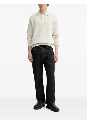 SAMSOE SAMSOE Sanino polo-neck knitted sweater - Neutrals