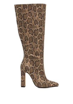 Buffalo 110mm July pointed boots - Neutrals