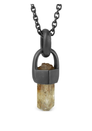 Parts of Four sterling silver Talisman Imperial Topaz necklace - Grey