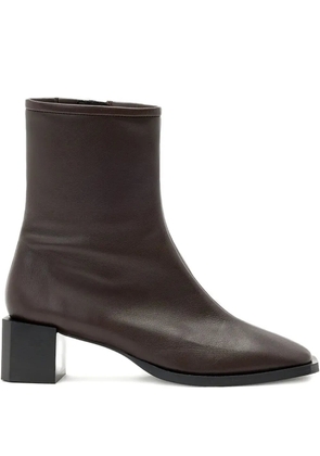 AllSaints 48mm Avril leather ankle boots - Brown