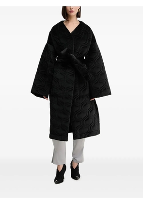 Charo Ruiz Ibiza belted coat - Black