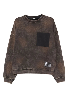 We11done logo-embroidered sweatshirt - Brown