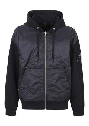 Moose Knuckles Ashby Hybrid quilted hoodie - Black