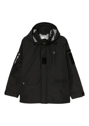 AAPE BY *A BATHING APE® logo-patched jacket - Black