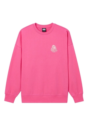 FINGERCROXX crew-neck long-sleeve sweatshirt - Pink