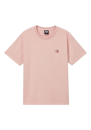 FINGERCROXX logo-print cotton T-shirt - Pink