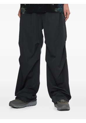We11done elastic-waistband drawstring trousers - Grey