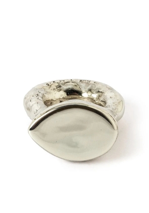 Parts of Four Giant Roman sterling silver ring