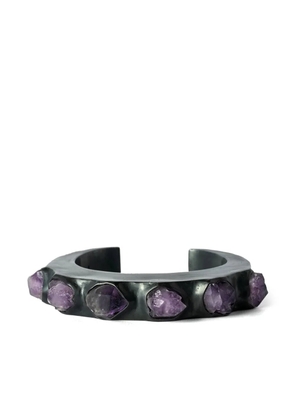 Parts of Four Crescent amethyst band bracelet - Black